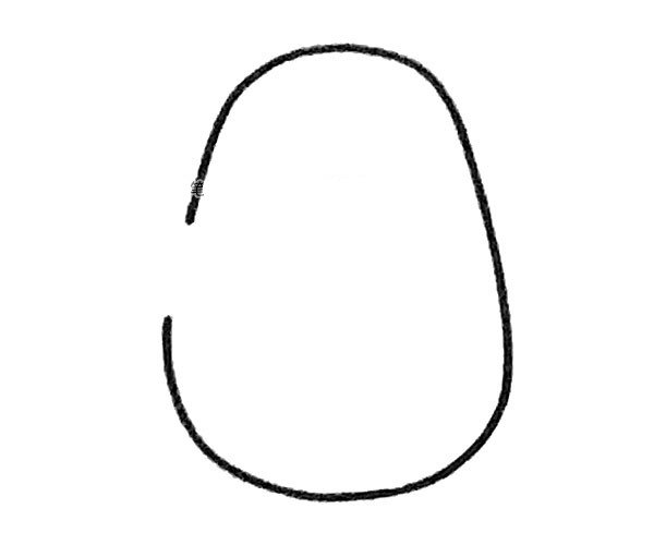 四步画出简单的企鹅-1