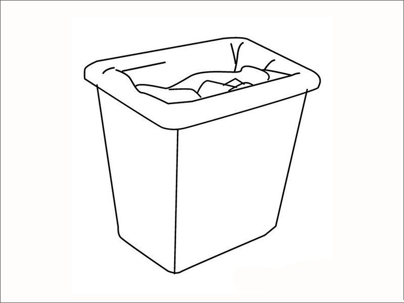 垃圾箱_垃圾桶简笔画-1