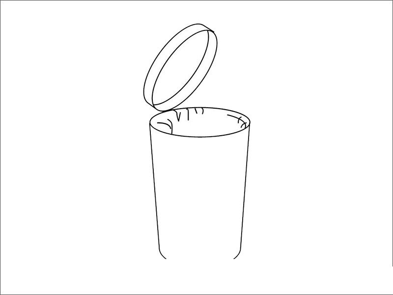 垃圾箱_垃圾桶简笔画-3