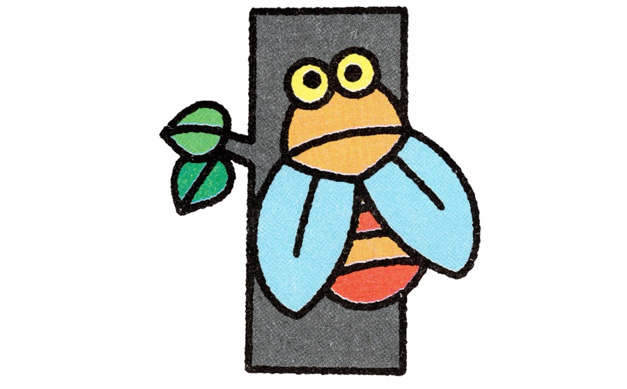 蝉简笔画画法详解步骤-2