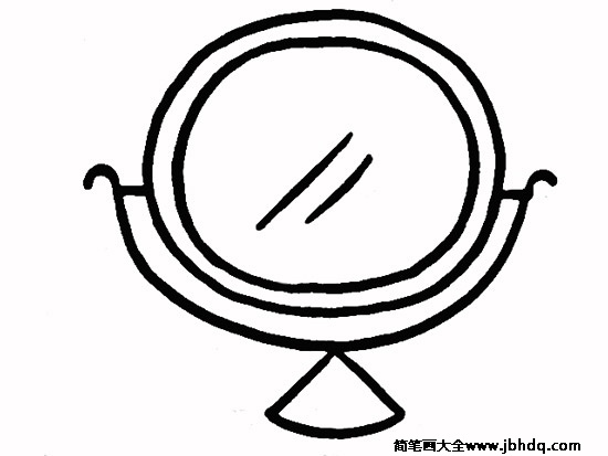 生活用品镜子简笔画-1