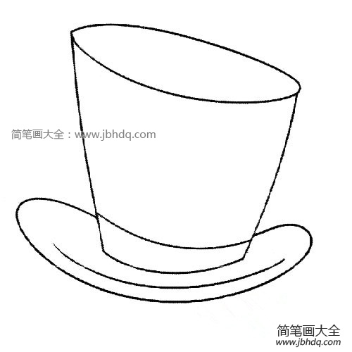 幼儿初级简笔画之魔术帽-1