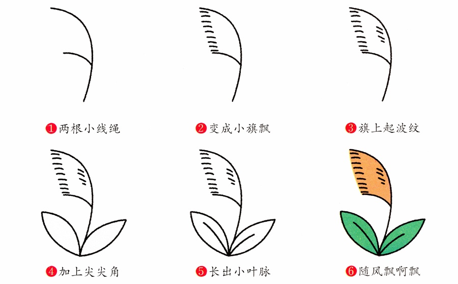 芦苇简笔画画法教程-1