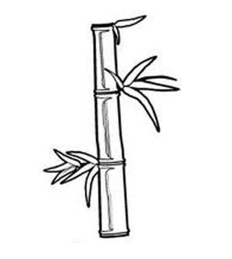儿童甘蔗简笔画图片-1