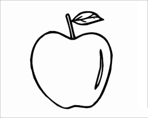 苹果简笔画大全-1