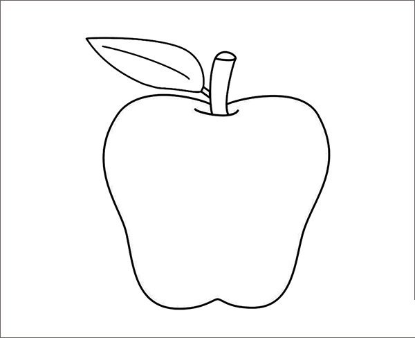 苹果简笔画大全-3