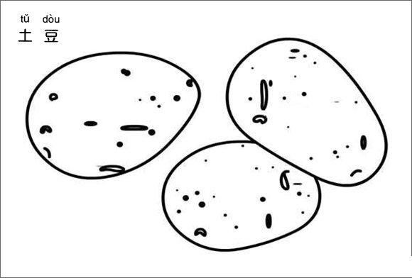 马铃薯简笔画-1