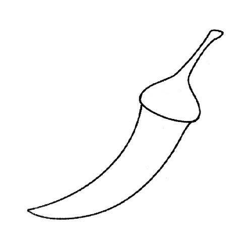 尖椒简笔画图片大全-1