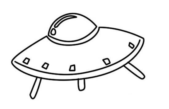 太空航天器简笔画图片-1