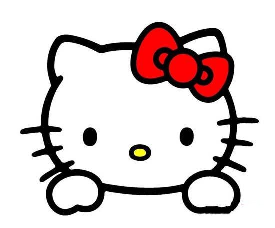hello_kitty头像简笔画-1