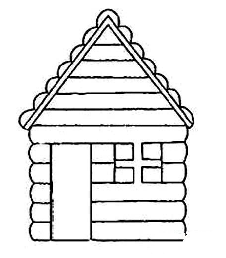 小木屋简笔画-1