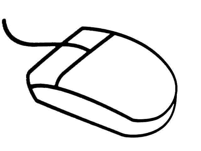 鼠标简笔画-1
