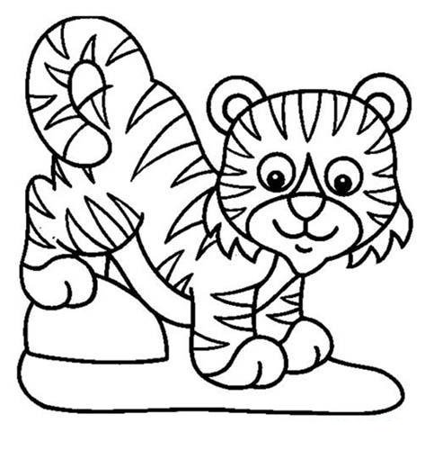 关于老虎的简笔画-1