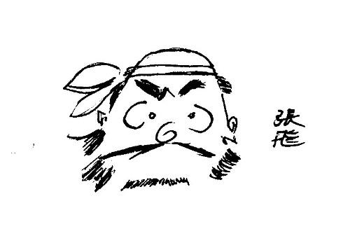张飞简笔画-2